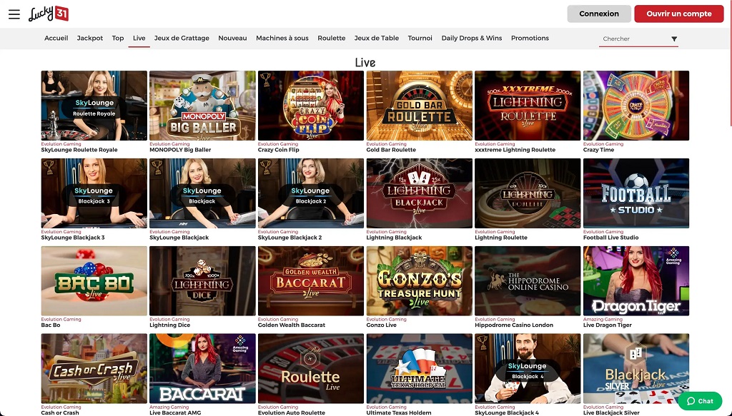 lucky 31 online casino