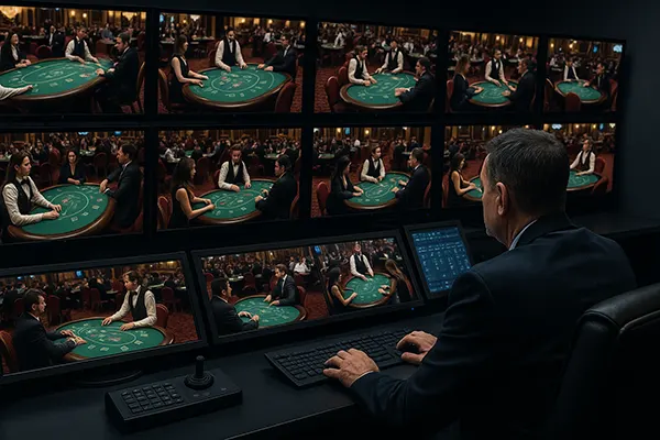 Protection cartes croupier